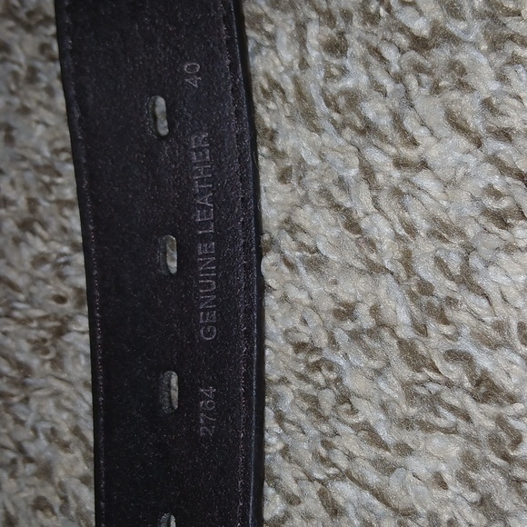 Men's wranglers genuine Leather Belt with Embroidered Design - Picture 12 of 12